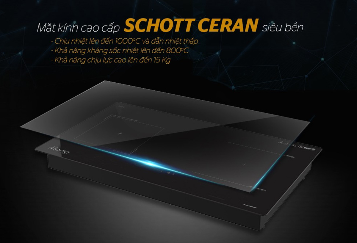 Mặt kính Schott Ceran cao cấp