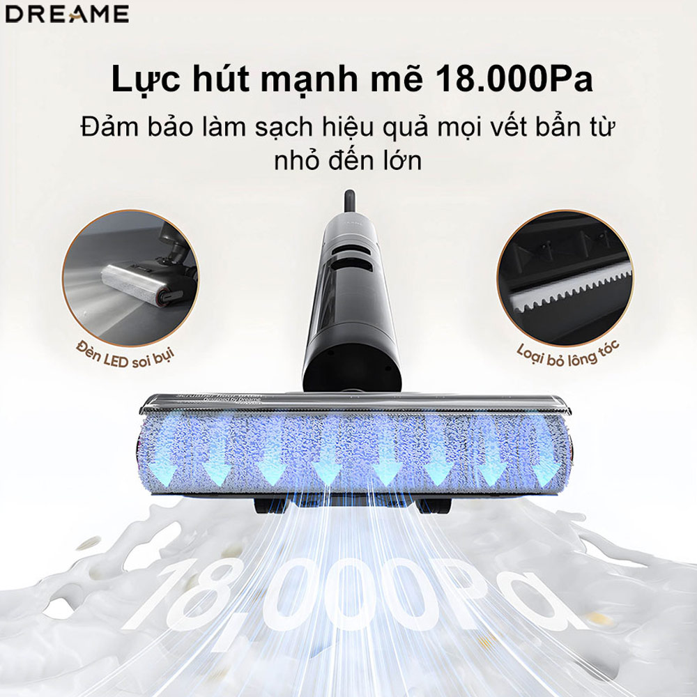 Máy hút bụi Dreame H13PRO lực hút 18000Pa