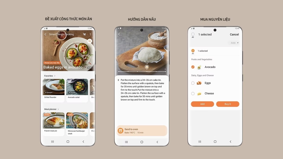 Nấu ăn đơn giản hơn với SmartThings Cooking