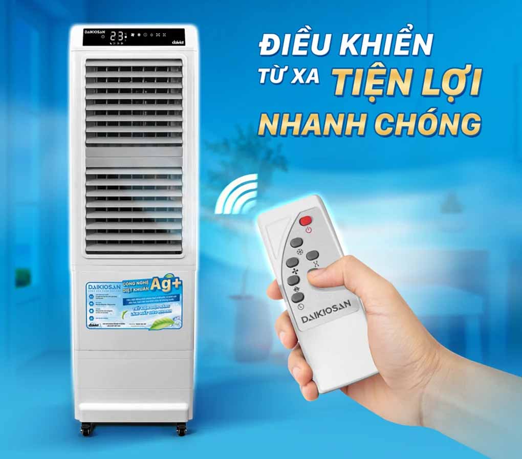 Remote điều khiển quạt điều hòa Daikiosan DM104 từ xa tiện lợi