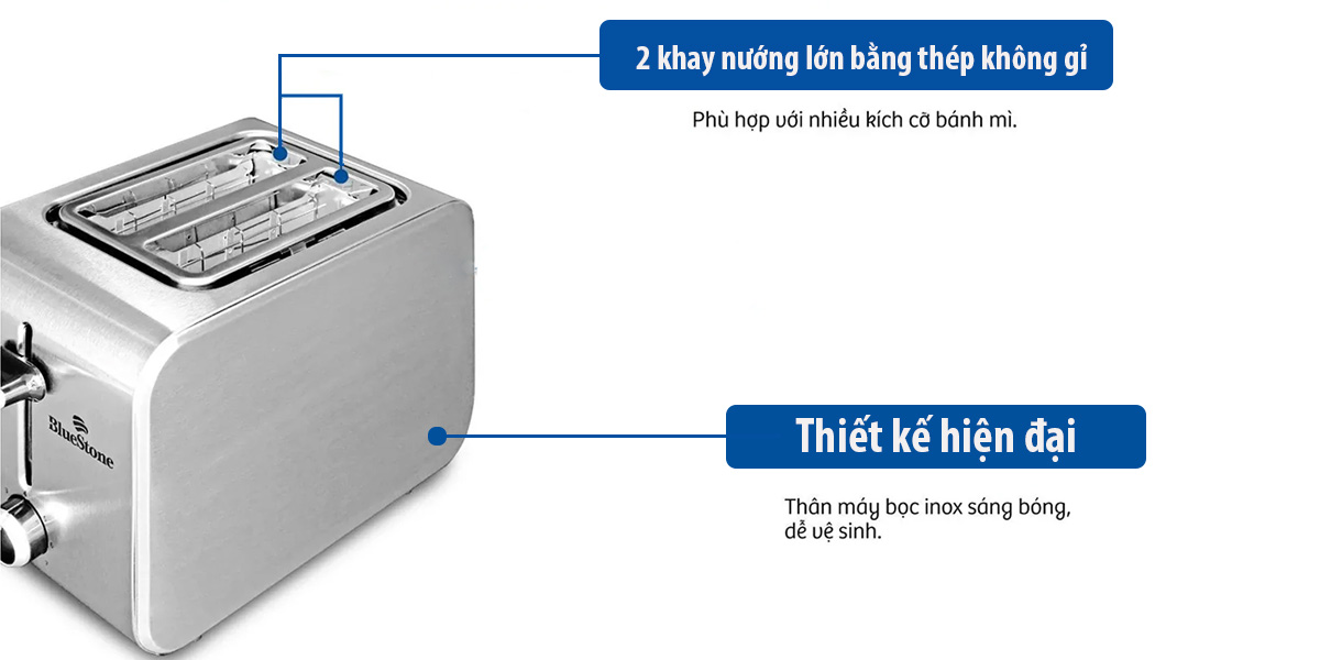 Thân máy làm từ chất liệu Inox cao cấp