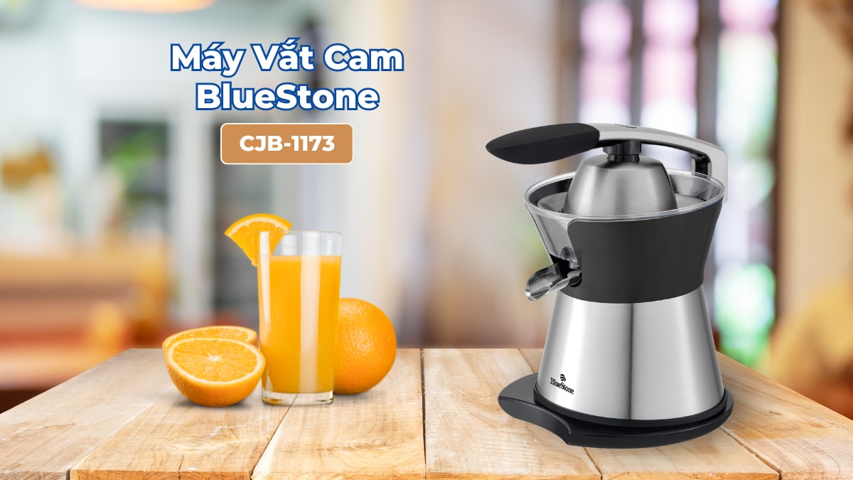 Máy Vắt Cam BlueStone CJB-1173 sở hữu kiểu dáng thon gọn