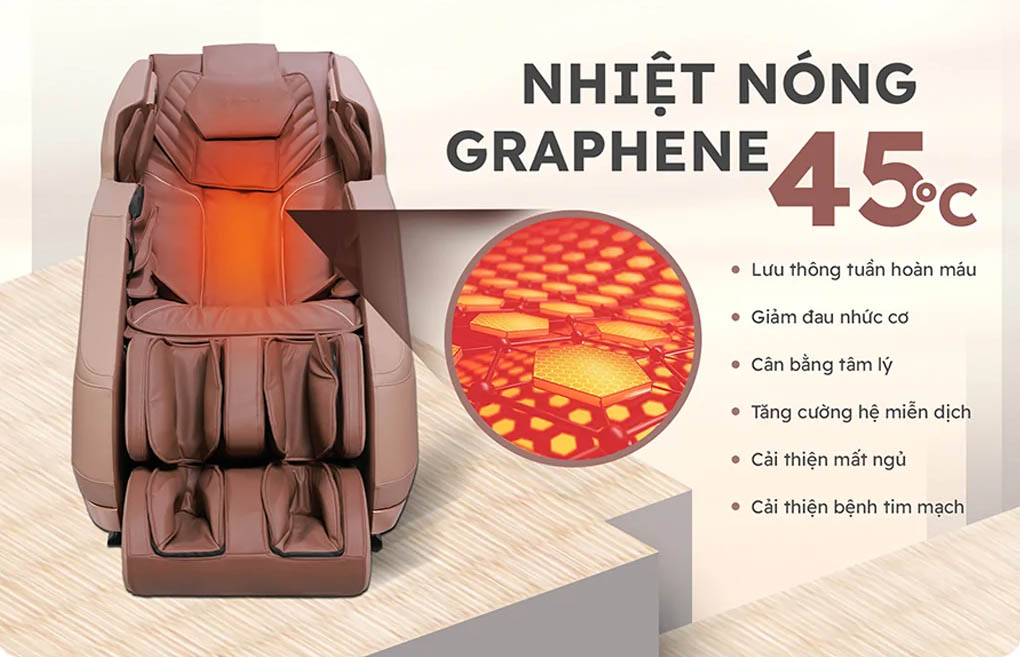 Trị liệu bằng nhiệt đá nóng 45°C