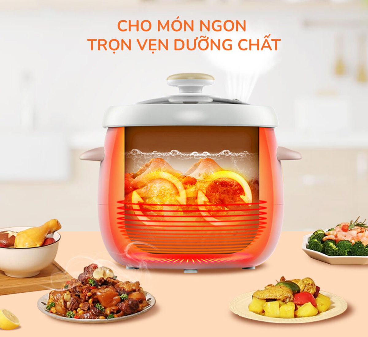 Unie USC10W sử dụng công nghệ đun nóng từ từ ở nhiệt độ thấp