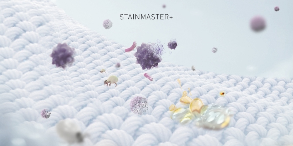 Công nghệ Stainmaster+ giặt nước nóng có thể loại bỏ các vết bẩn cứng đầu và vi khuẩn