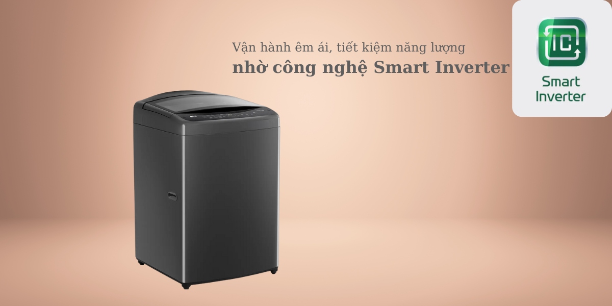 Vận hành êm ái, tiết kiệm năng lượng nhờ công nghệ Smart Inverter