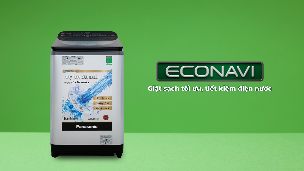 Cảm biến ECONAVI giúp kiểm soát lượng điện, nước tiêu thụ hiệu quả