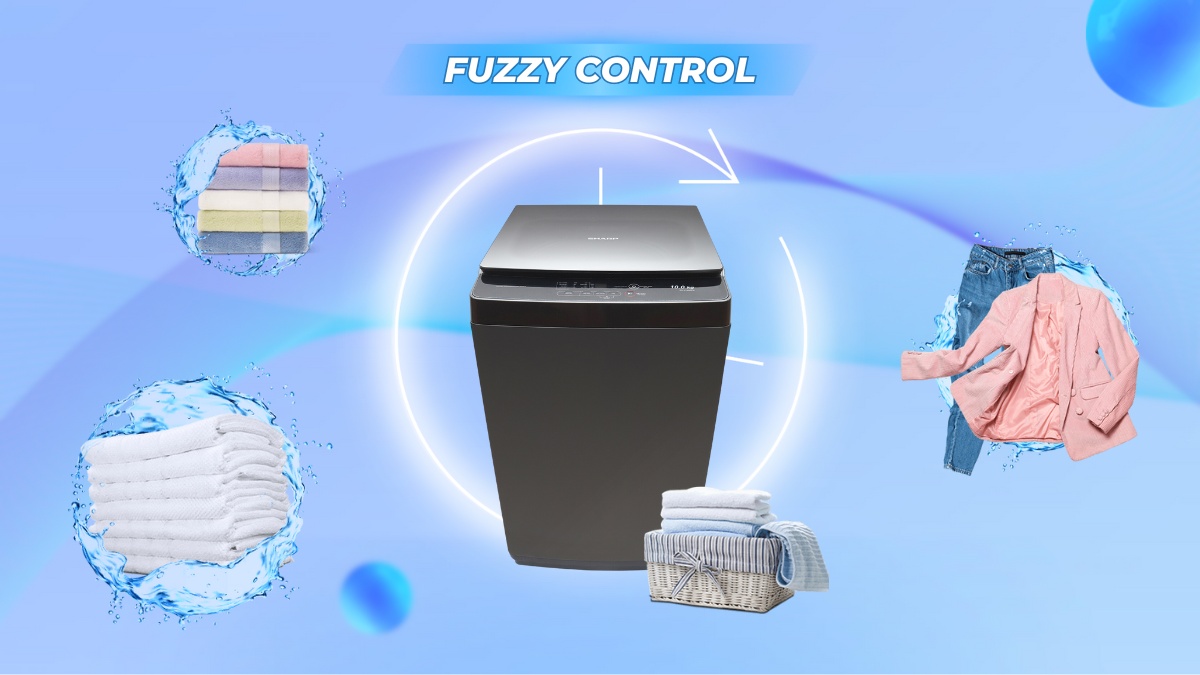 Công nghệ Fuzzy Control thông minh hỗ trợ chăm sóc quần áo, tiết kiệm nước