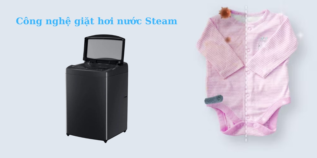 Công nghệ giặt hơi nước Steam