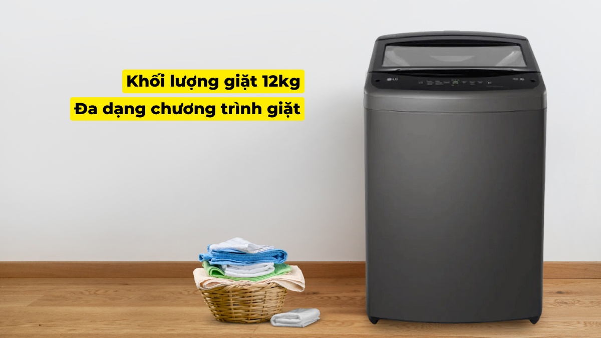 Máy sở hữu khối lượng giặt lớn, đa dạng chương trình giặt