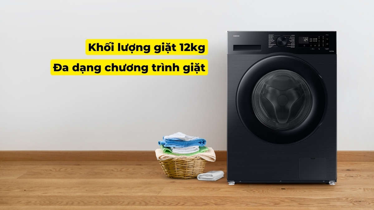 Máy sở hữu khối lượng giặt lớn