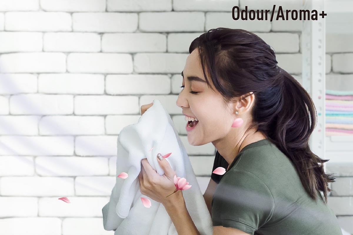 Odour/Aroma+ giúp quần áo của bạn thơm tho suốt cả ngày