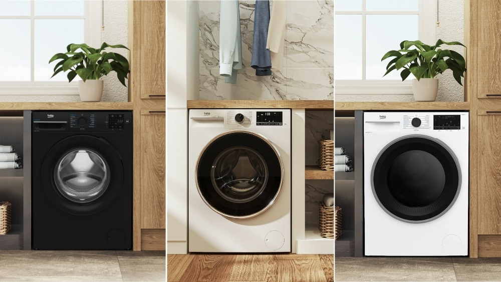Máy giặt Beko cửa ngang sở hữu thiết kế tối giản