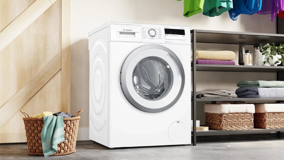 Máy Giặt Bosch 8 Kg WAN28108GB sở hữu vẻ ngoài thanh lịch, hiện đại