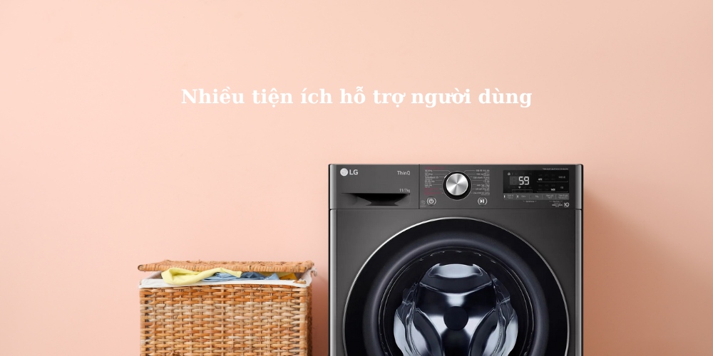 Tính năng khác của máy giặt sấy LG FV1411D4B