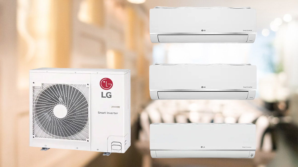 Bộ Máy Lạnh Multi LG Inverter 3 Dàn Lạnh 3 Hp A3UQ30GFD có thiết kế hiện đại