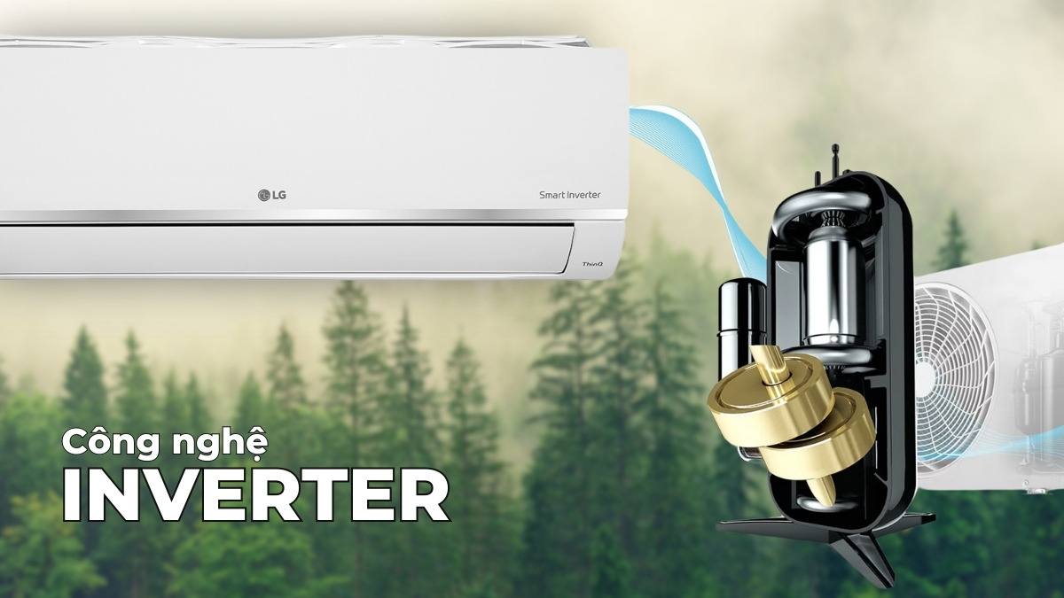 Công nghệ Inverter giúp hệ thống máy lạnh tiết kiệm điện hiệu quả