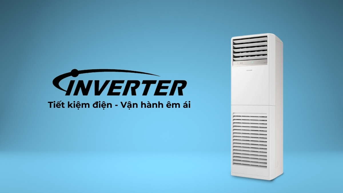Công nghệ Inverter giúp thiết bị tối ưu điện năng, vận hành êm ái