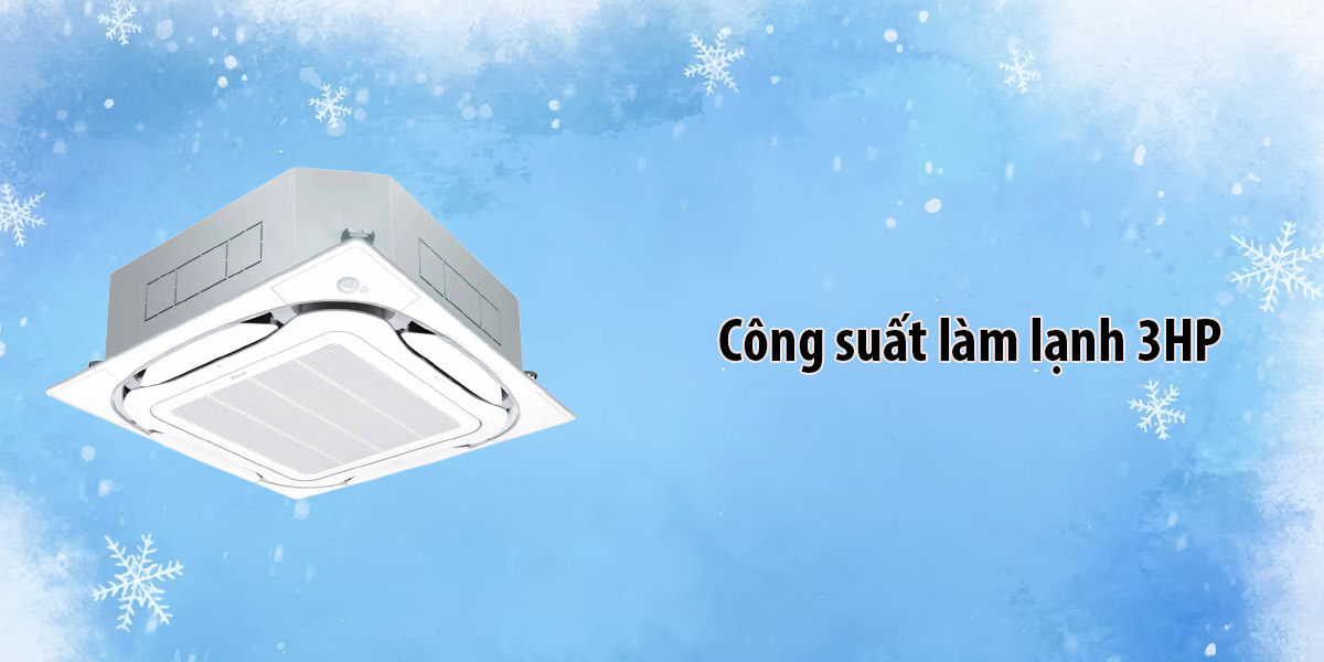 Công suất làm lạnh 3HP 