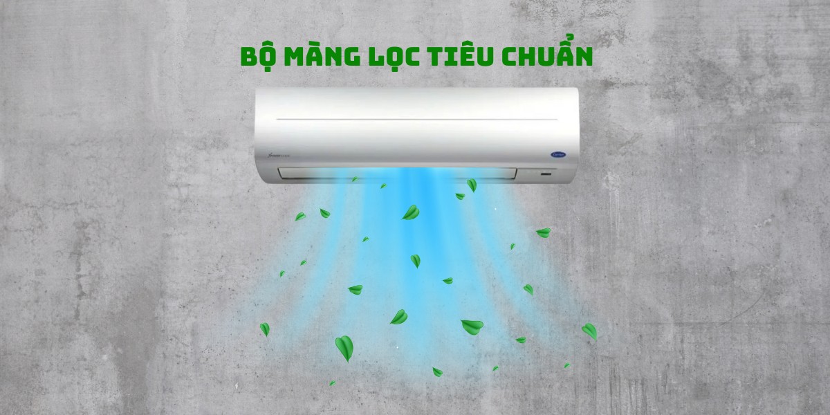 Bộ màng lọc tiêu chuẩn giúp bảo vệ máy và mang đến không khí sạch hơn