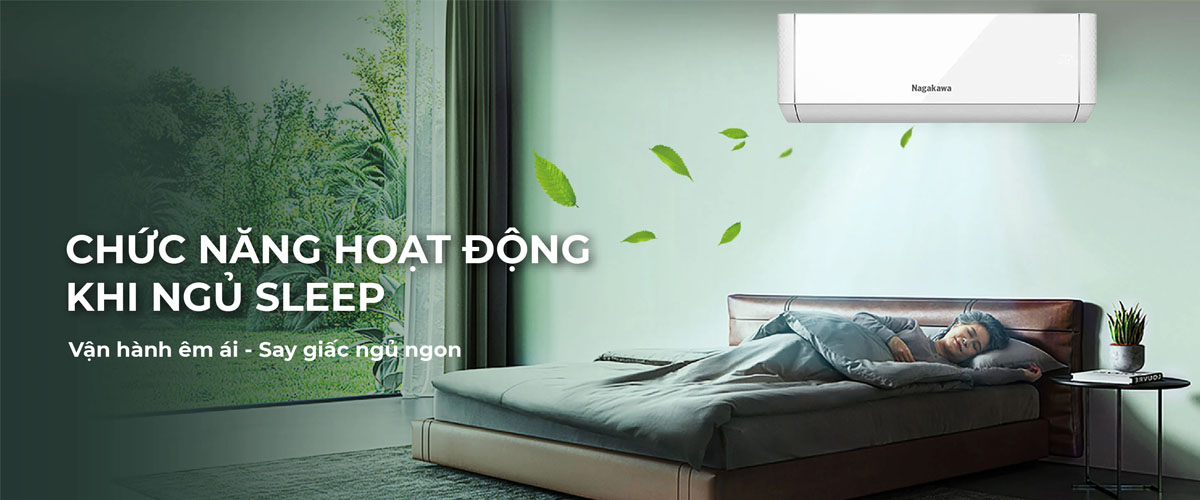 Chức năng hoạt động khi ngủ Sleep, hoạt động với chế độ êm ái