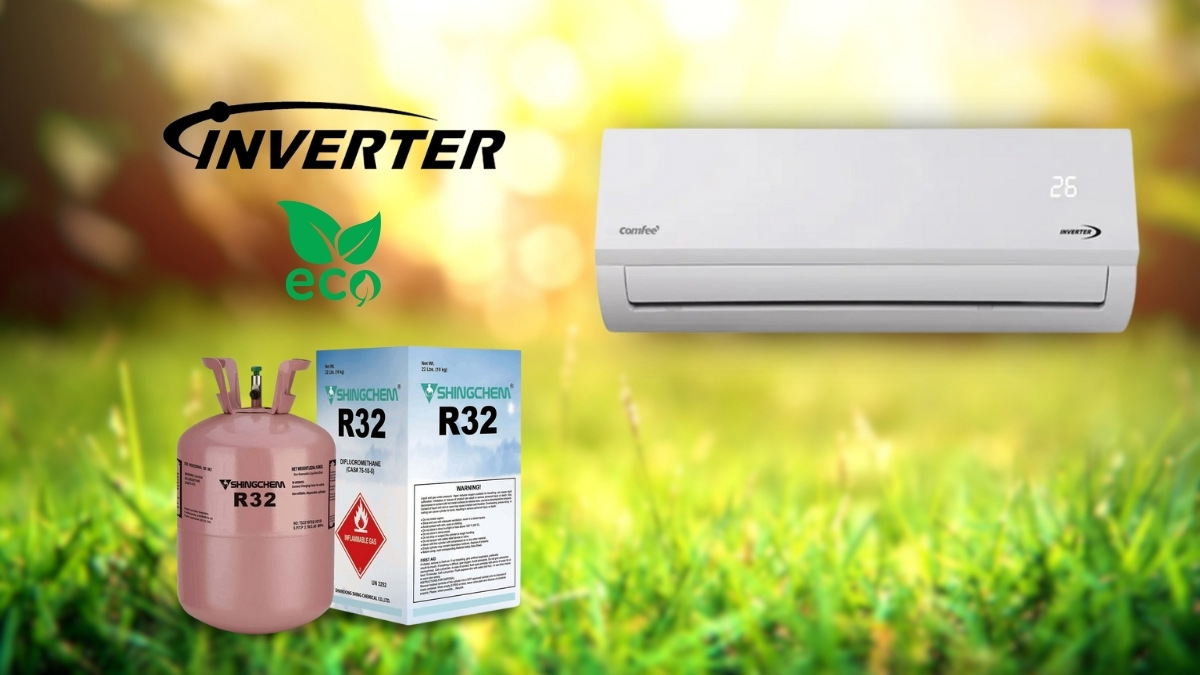 Máy Lạnh Comfee Inverter 1 Hp CFS-10VAFF-V tiết kiệm điện hiệu quả