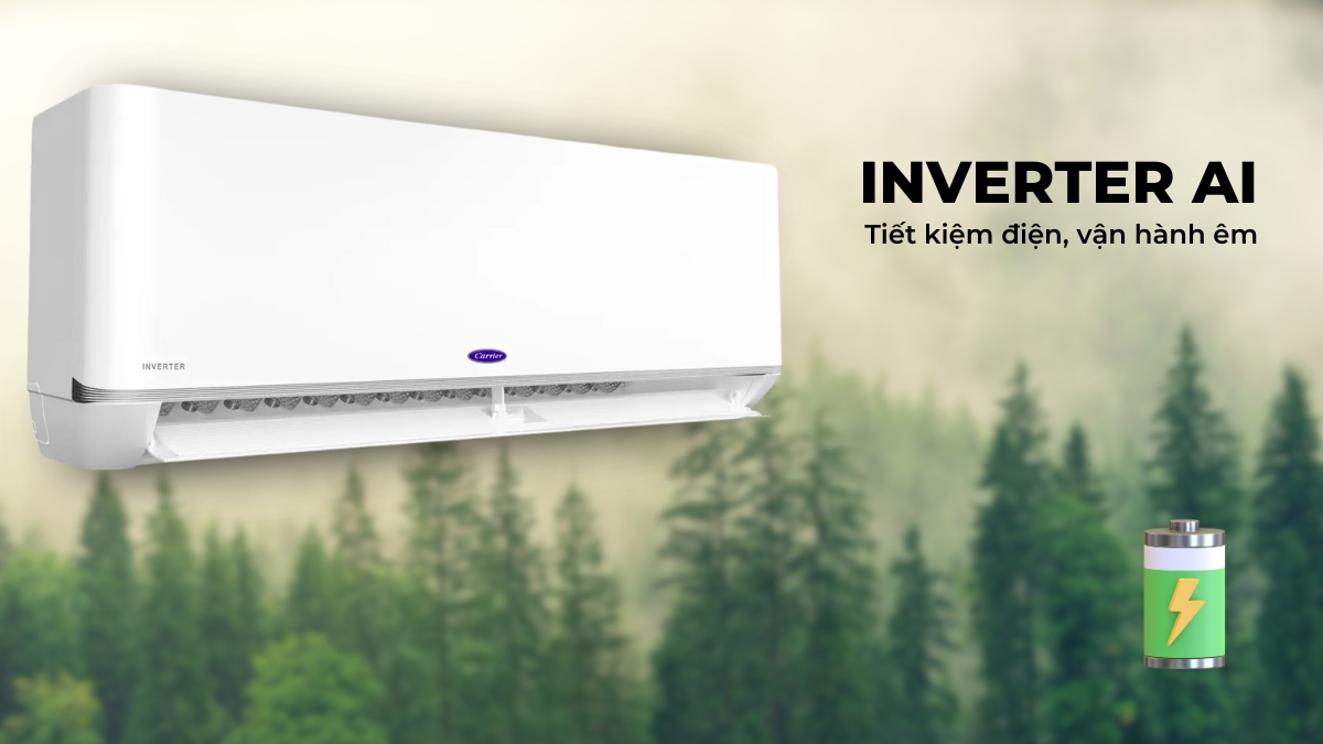 Công nghệ Inverter AI nâng cao khả năng tiết kiệm điện