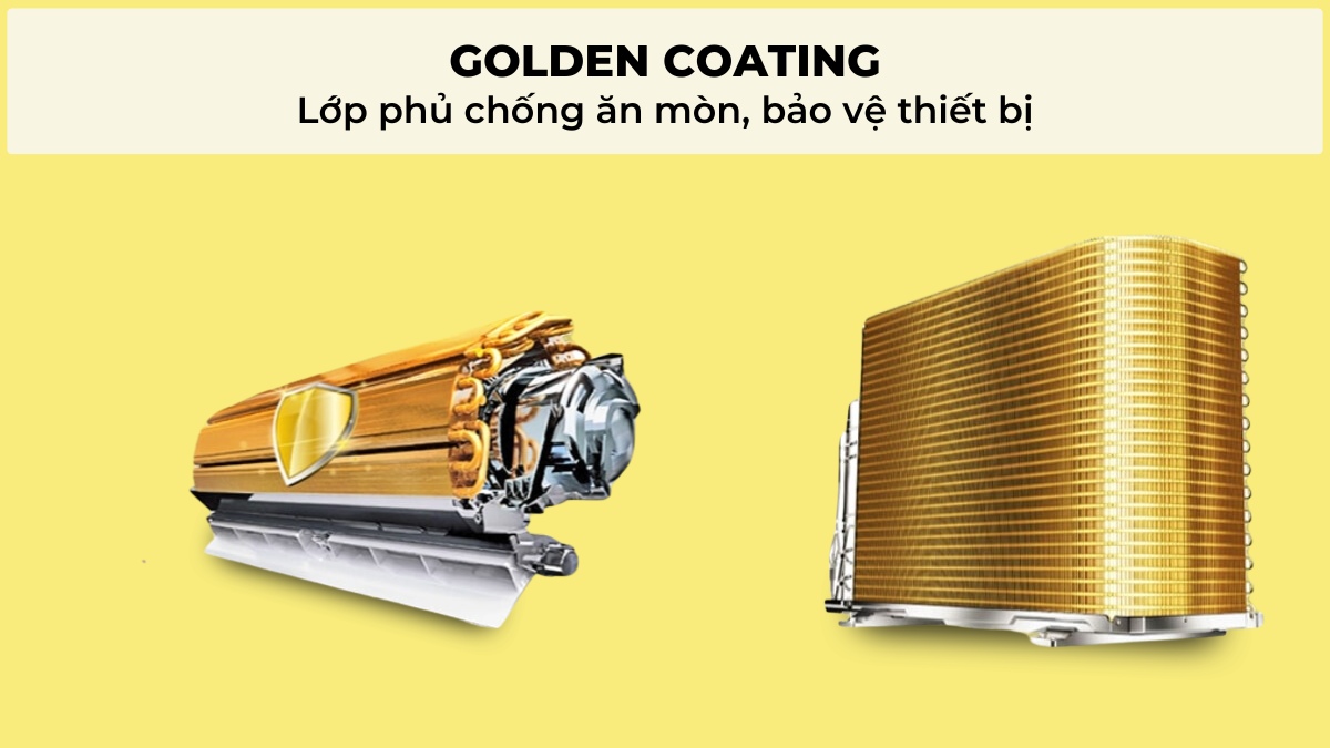 Lớp phủ Golden Coating hạn chế tình trạng ăn mòn