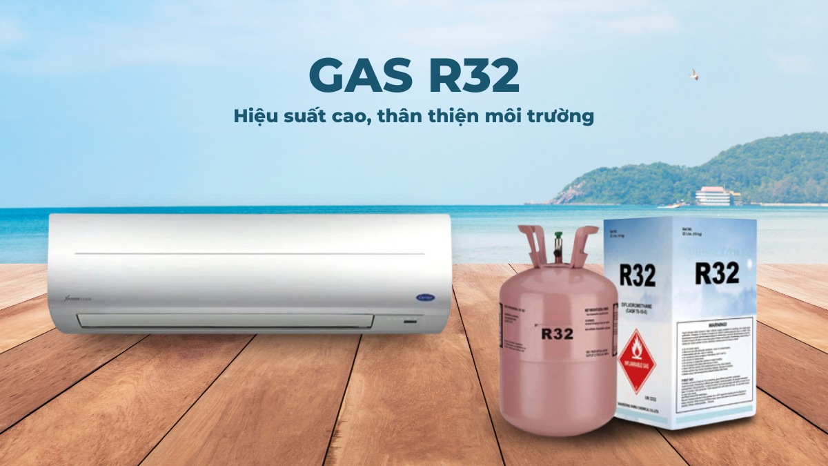 Gas R32 thân thiện môi trường, hiệu suất cao góp phần tiết kiệm điện năng