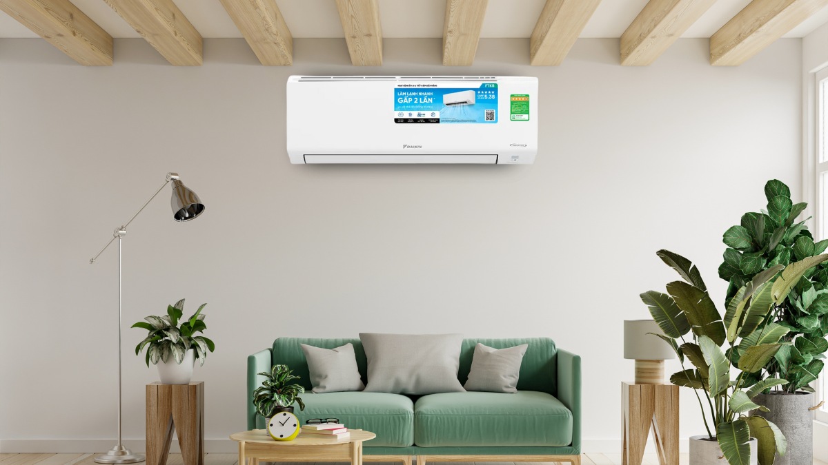 Máy lạnh Daikin Inverter 2.5 Hp FTKB60YVMV sở hữu thiết kế hiện đại