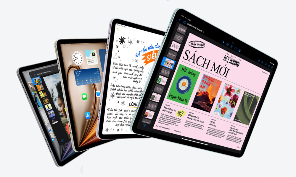 iPadOS 17 giúp người dùng iPad Air 6 M2 11 inch nâng tầm trải nghiệm