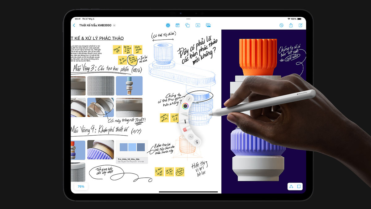 Thỏa sức sáng tạo cùng Apple Pencil Pro trên iPad Pro 11 inch