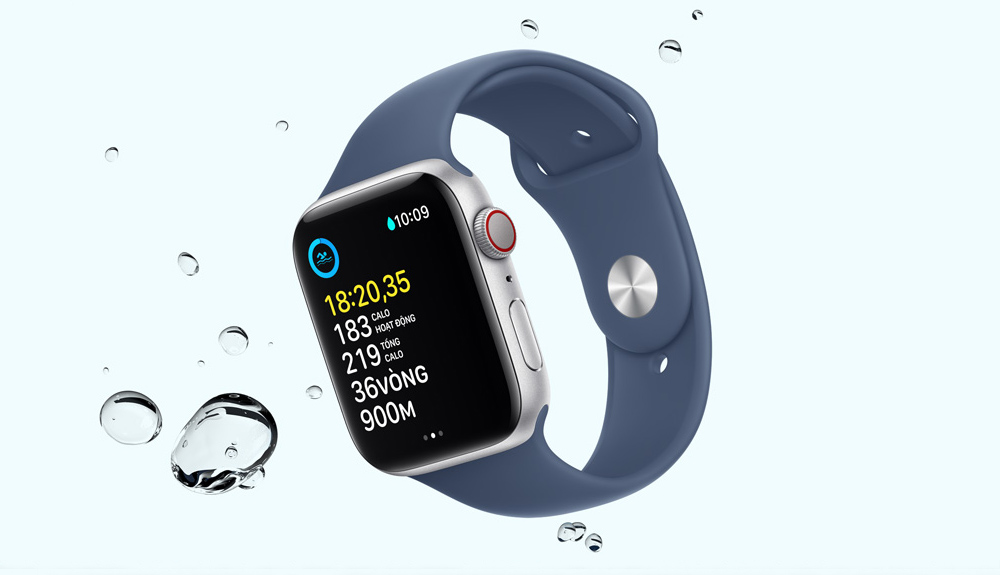 Apple Watch SE 2 chống nước ở độ sâu 50m