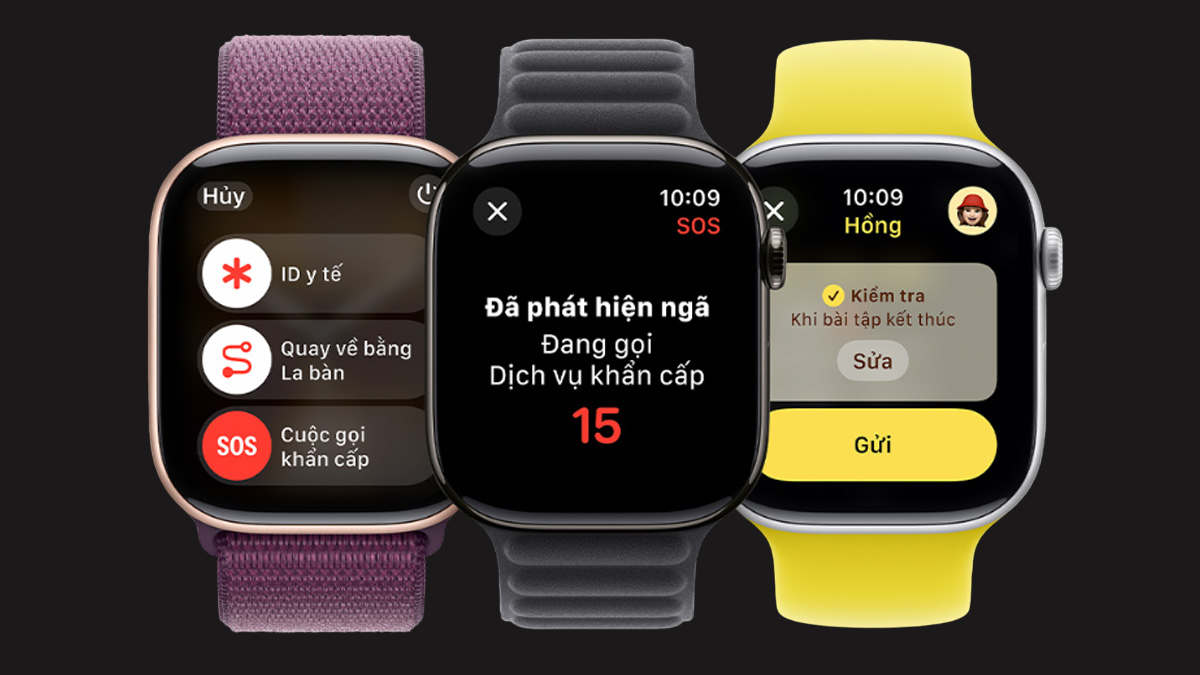 Apple Watch Series 10 đảm bảo an toàn trong quá trình tập luyện