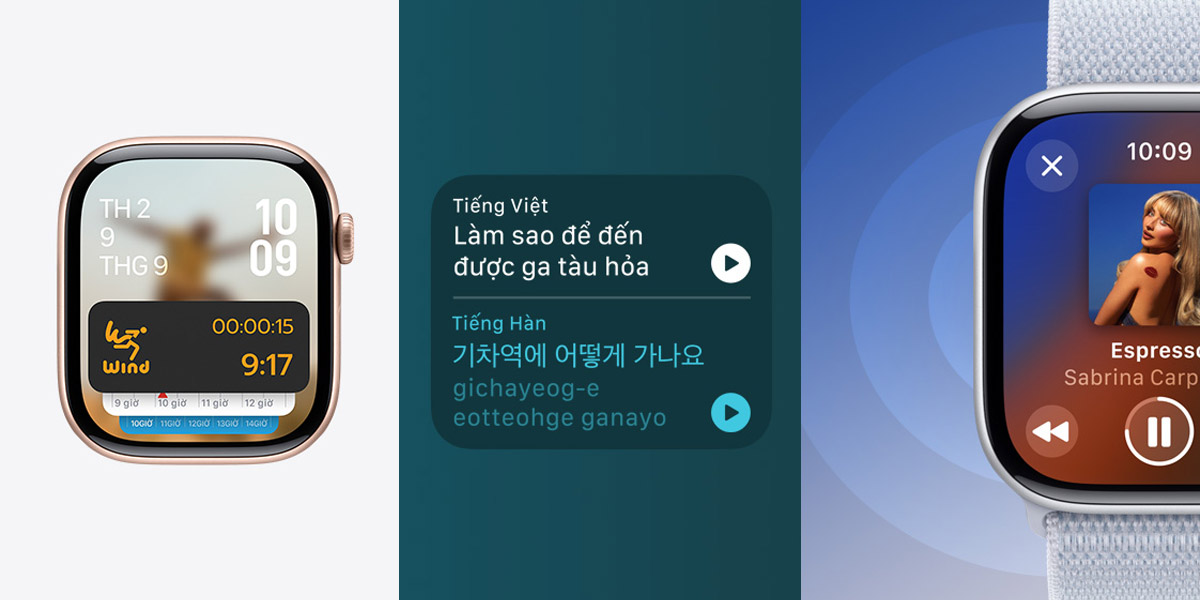 Các tính năng thông minh trên Apple Watch Series 10 42mm 4G