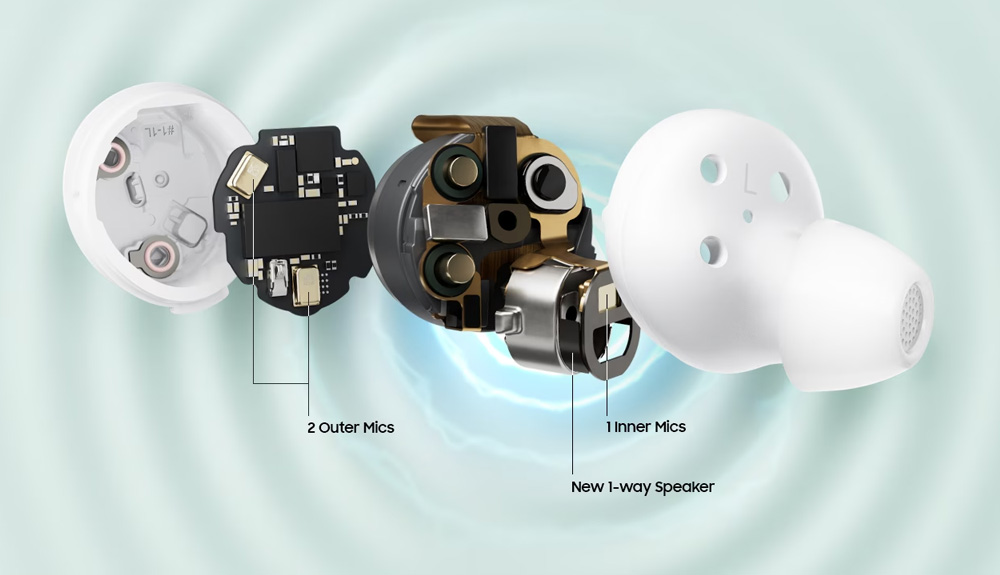 Galaxy Buds FE được tích hợp loa 1 chiều mới