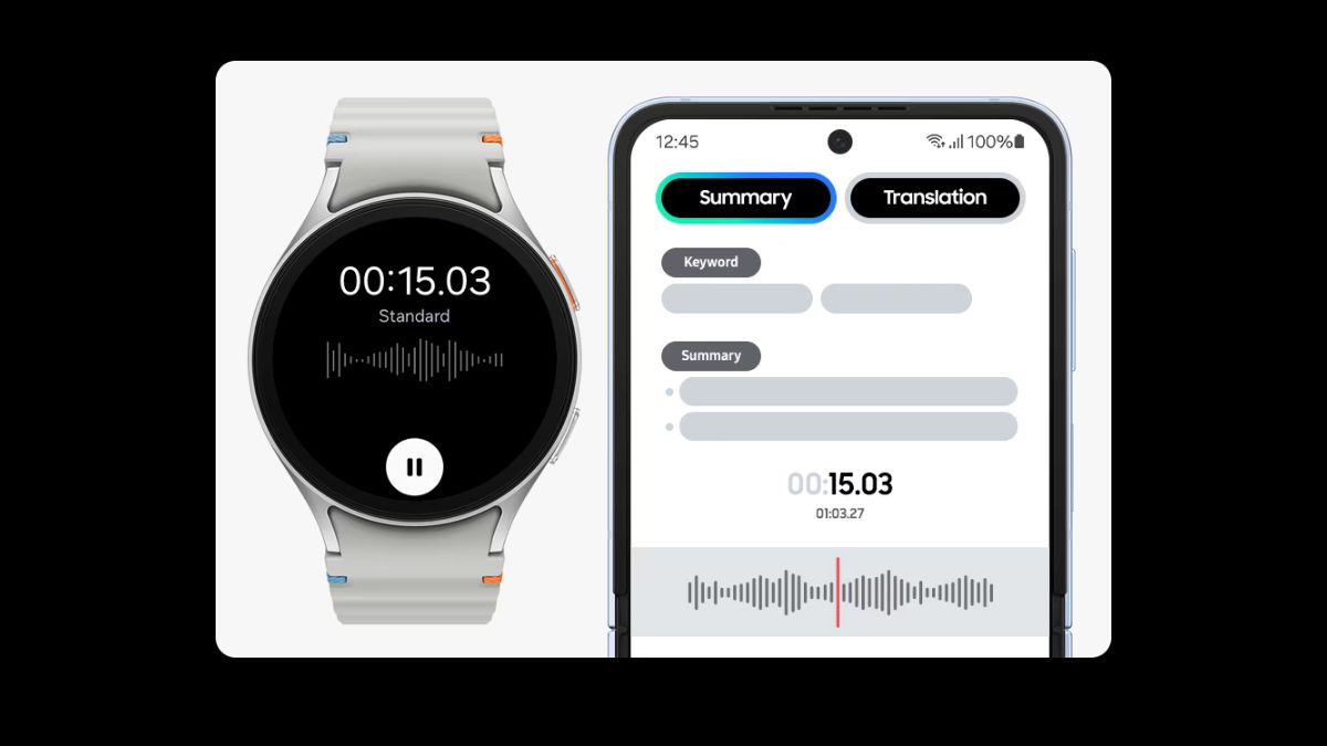 Samsung Galaxy Watch 7 LTE có thể chuyển giọng nói thành văn bản  
