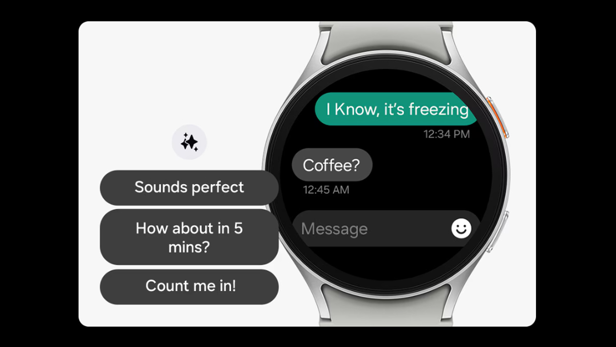 Tính năng Gợi ý trả lời tin nhắn của Samsung Galaxy Watch 7