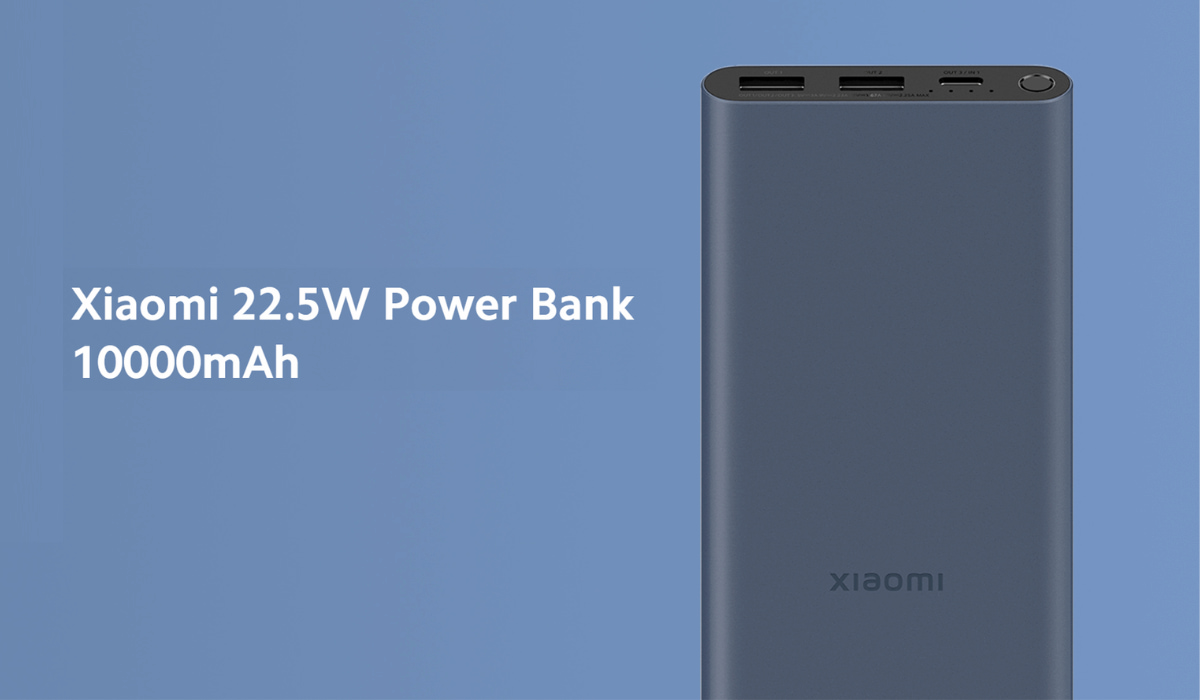 Xiaomi 22.5W Power Bank sở hữu pin 10000mAh 