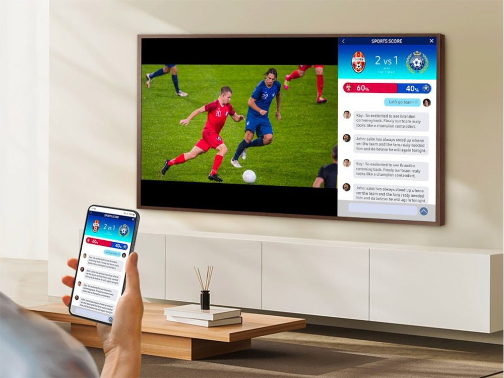 Tính năng Multi View giúp bạn xem cùng lúc 2 màn hình trên tivi