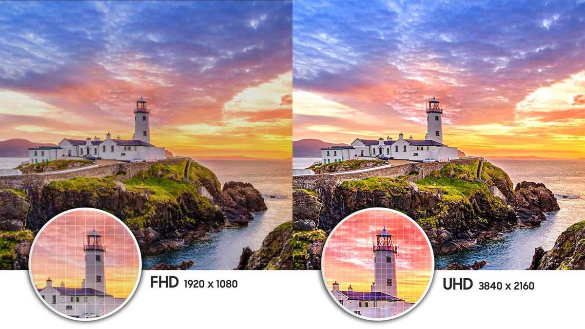 Độ phân giải Ultra HD giúp hình ảnh hiển thị sắc nét, chi tiết rõ rệt