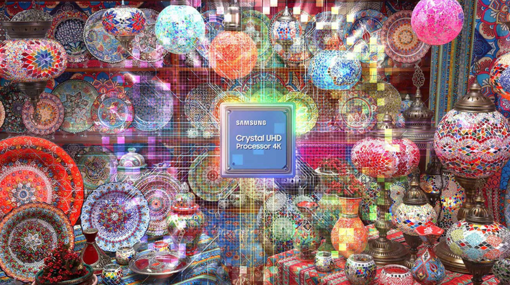 Bộ xử lý Crystal 4K nâng cao chất lượng hình ảnh thêm rõ nét ấn tượng