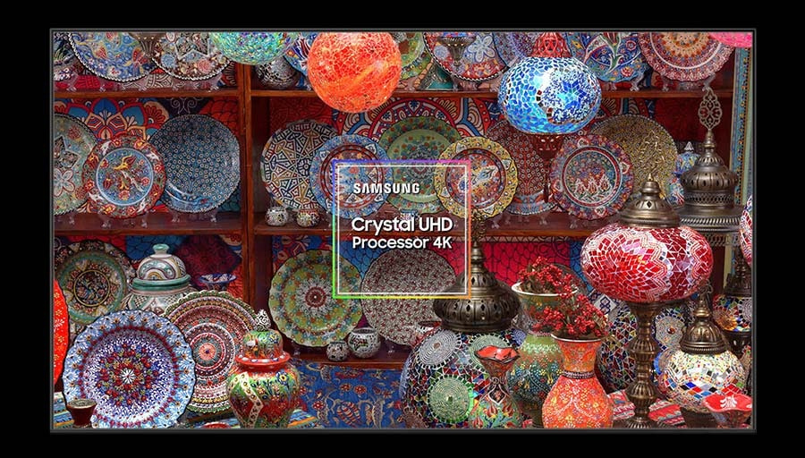 Nâng cấp chất lượng ảnh cùng bộ xử lý Crystal 4K tiên tiến