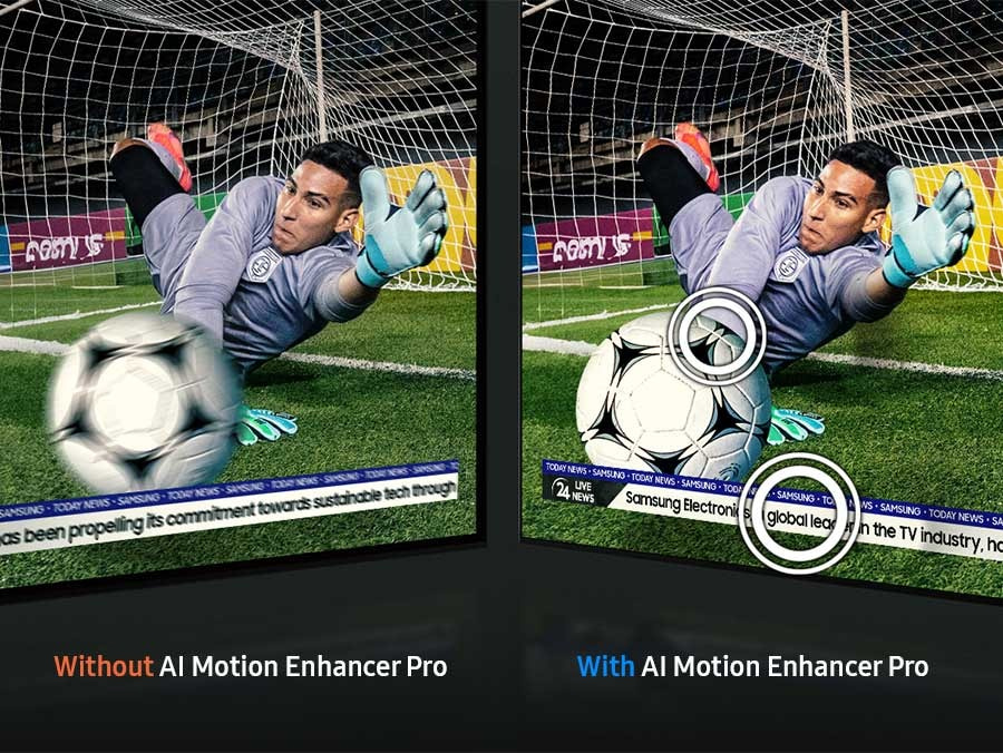 Công nghệ AI Motion Enhancer Pro nâng cao chất lượng hình ảnh thêm sắc nét