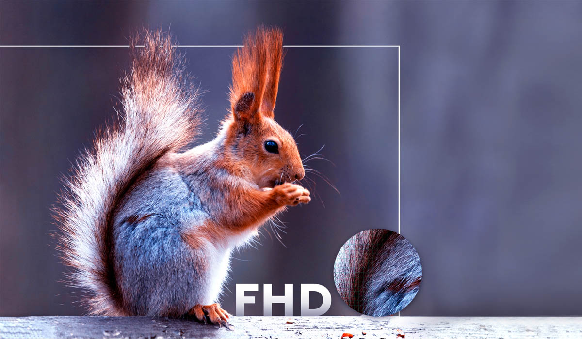 Độ phân giải FHD sắc nét của Smart Tivi Hisense 40A4N 