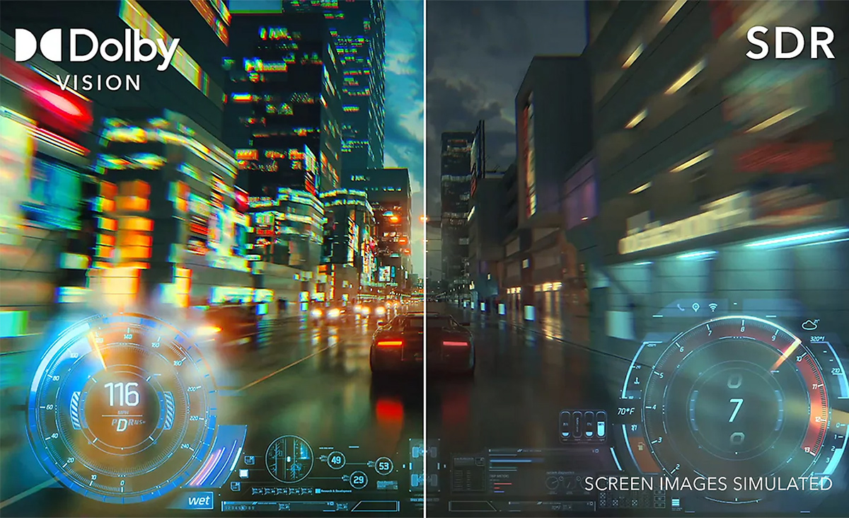 Dolby Vision giúp cho cảnh game hiện ra với màu sắc rực rỡ