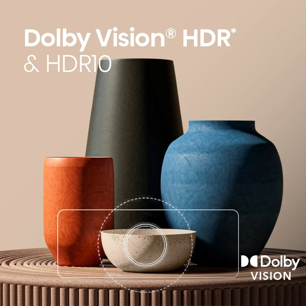 Công nghệ HDR10 và Dolby Vision nâng cao chất lượng khung hình hiệu quả