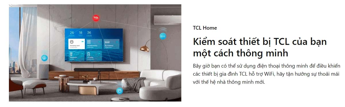 TCL Home cho phép bạn điều khiển các thiết bị thông minh trong nhà dễ dàng