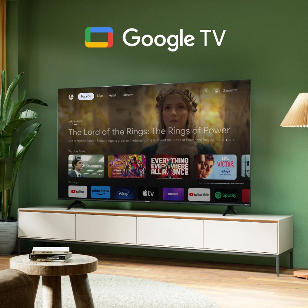 Hệ điều hành Google TV cung cấp kho giải trí không giới hạn