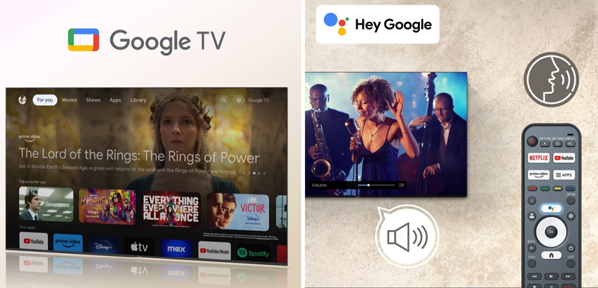 Google TV cung cấp kho tài nguyên giải trí đa dạng và tính năng điều khiển bằng giọng nói